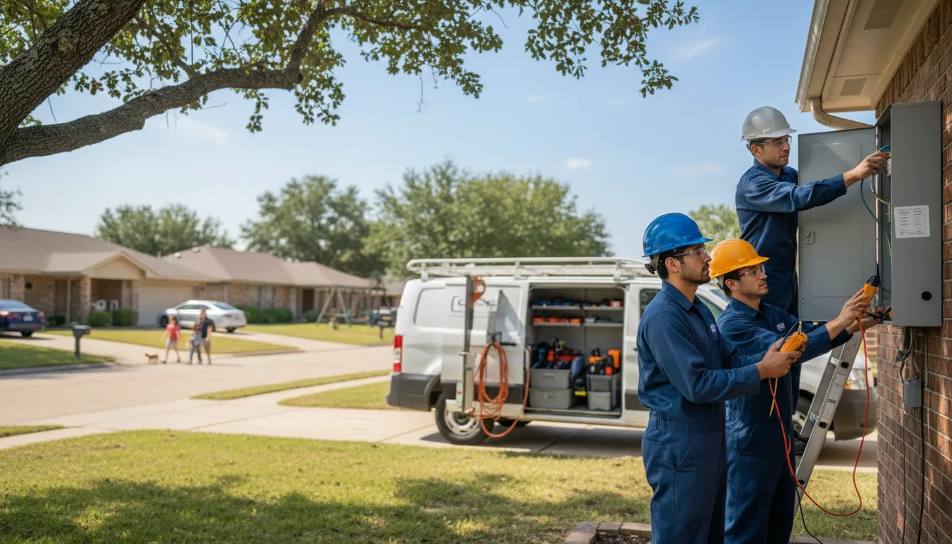 Certified electrician providing emergency electrical services in Ackworth, IA